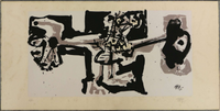 Antonio SAURA (1930-1998) Crucifixion (1960)