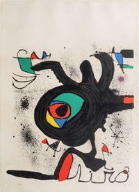 Joan Mir&oacute;. Das Graphische Werk, 1973 76 x 55 cm