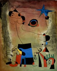 Joan-MIRO- Le-chien-bleu- 84 x 63 1959