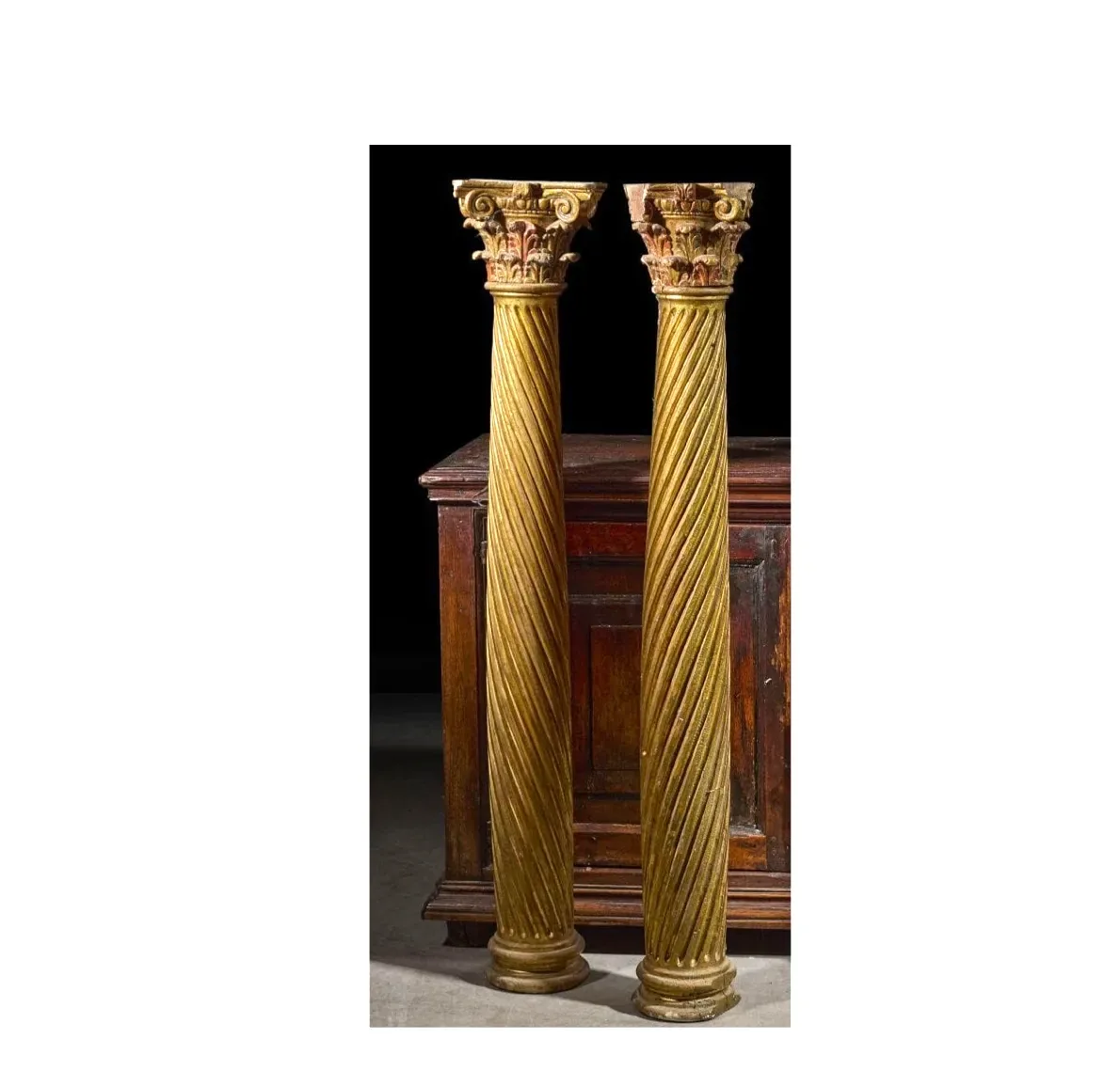 Pareja de columnas siglo XVII