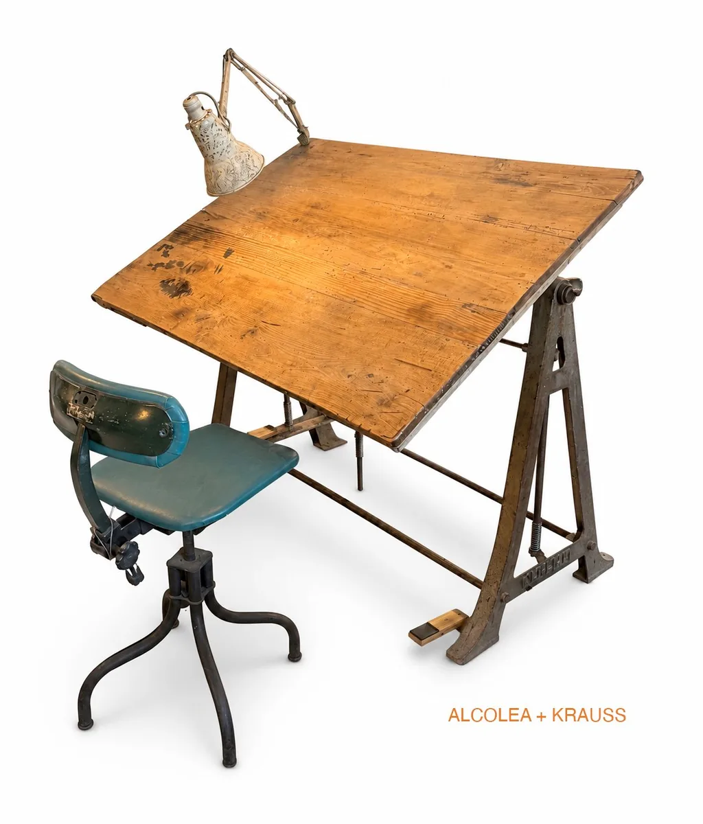 Mesa de delineante Kühlmann Alemania ca. 1940